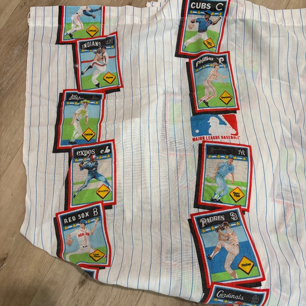 Vintage MLB flat sheet